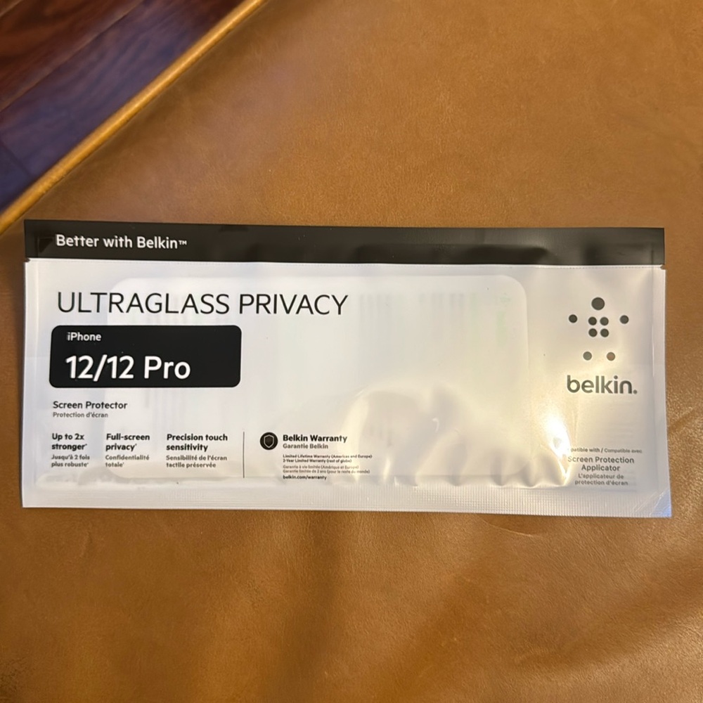 Belkin Ultraglass Privacy iPhone 12/12 Pro